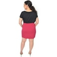 thumbnail image 3 of Stretch Is Comfort Women's Cotton Stretch Fabric Basic Mini Skirt | Adult Small- 5x, 3 of 6
