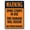 Warning Sign 3, variant on Drive Slowly Watch for Cats Sign – 8x12 Inch Reflective Aluminum,UV Protected & Weatherproof,HighVisibility Cat Safety Warning for Neighborhood or Driveway