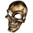 thumbnail image 2 of Máscaras de Calavera VentDepot 1Pza 16x24.5cm Poliéster Bronce, 2 of 2
