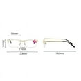 thumbnail image 3 of 4 Pack Half Frame Crystal Lenses Tinted Sun Reading Glasses Business Readers Presbyopic glasses, 3 of 3