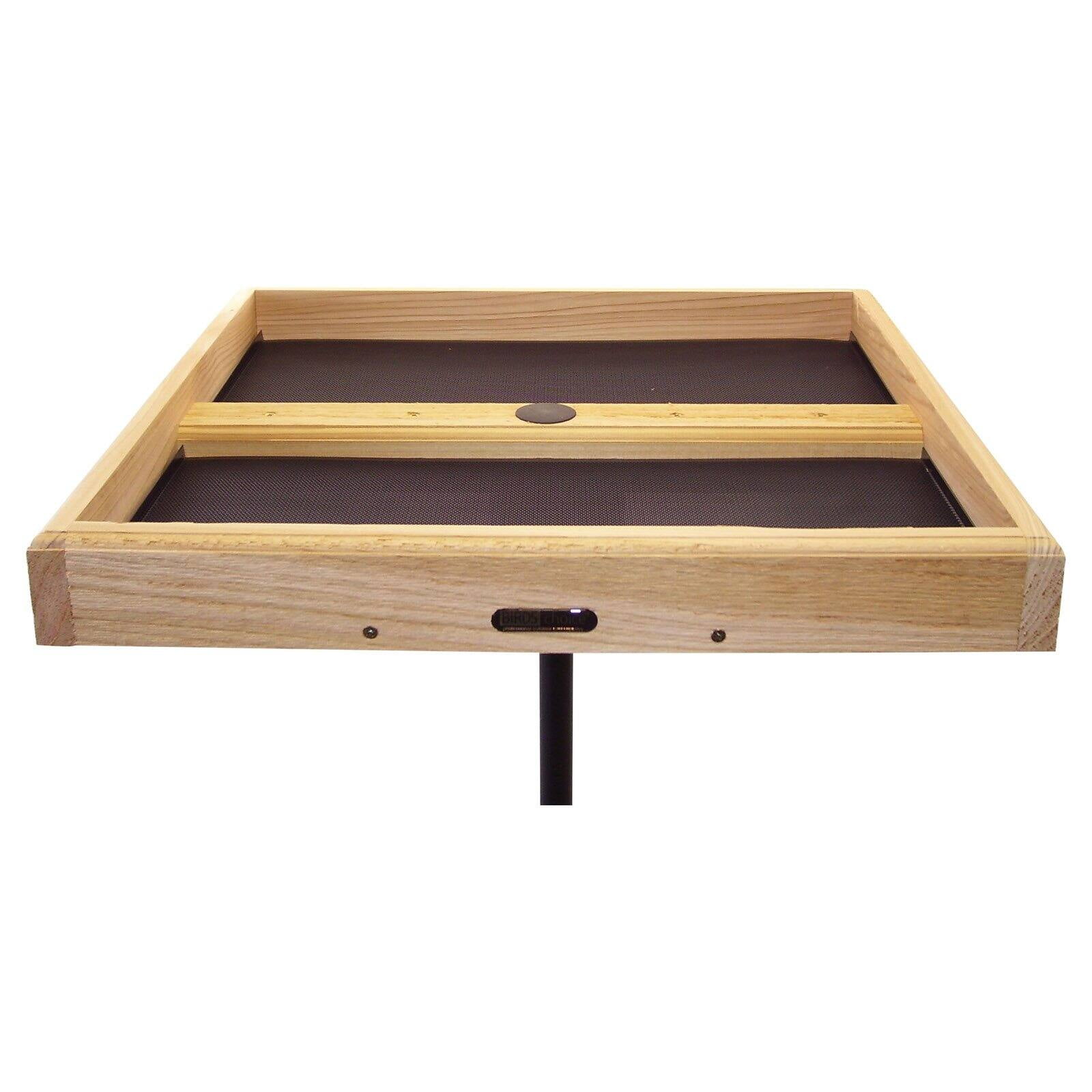 Birds Choice 22 x 22 in. Natural Cedar Pole Mount Bird Seed Catcher
