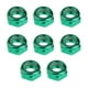 thumbnail image 1 of 2x 8 piezas tornillos de material acero al carbono tuercas para de reconstrucción de reparación de patineta longboard Sharpla  Tuercas del eje del monopatín, 1 of 8