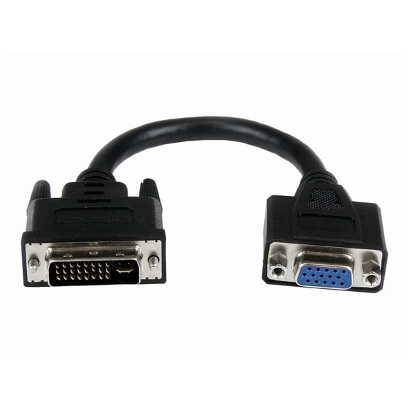 StarTech 8in DVI to VGA Cable Adapter - DVI-I Male to VGA Female (DVIVGAMF8IN)