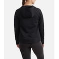 thumbnail image 3 of KIRKLAND Signature Women's Stretch Active Full Zip Hooded Jacket with Pockets (US, Alpha, Large, Regular, Regular, Black), 3 of 4