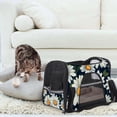 thumbnail image 7 of Daisy Pet Carrier Bag 900D Oxford Cloth Sherpa Nylon Webbing 17x10x11.8 in Fabric Base 43x26x30 cm, 7 of 7