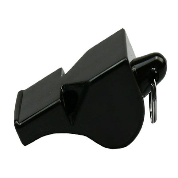 Silbato de entrenamiento deportivo Nikou Silbato de plástico fuerte Silbato especial para árbitros de fútbol Negro