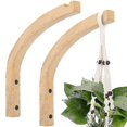 thumbnail image 3 of Wooden Wall Hooks, Hangers Indoor, For Hanging Plants,flower Bracket, 3 of 5