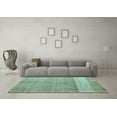 thumbnail image 3 of Ahgly Company Indoor Rectangle Oriental Light Blue Modern Area Rugs, 8' x 12', 3 of 4