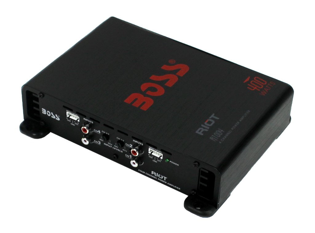 New BOSS AUDIO Riot R1004 400 Watt 4 Channel Car Power