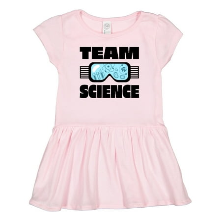 

Inktastic Team Science Goggles Gift Toddler Girl Dress