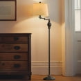thumbnail image 3 of 61" Vintage Floor Lamp with 350 °   Adjustable Swing Arm - Retro Farmhouse Mid  Lamp for Bedroom Living Room Bedside Nightstand Home Décor Office Gifts, 3 of 8