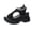 Black, variant on Women's Orthotic Sport Sandals, Washable Slingback Orthopedic Slide Sport Sandals Casual Wedge Sandals Slippers White 8.5
