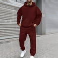 thumbnail image 5 of KaLI_store Men's Tracksuits 2 Pieces Set Long Sleeve Causal Sweatshirts Hiking Jogging Gym Sports Sweatsuit for Men 2 Piece Outfits Z2-,2XL, 5 of 5