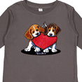 thumbnail image 4 of Inktastic Beagle Heartfelt Duo Boys or Girls Long Sleeve Toddler T-Shirt, 4 of 5