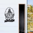 thumbnail image 2 of Handmadetneonsign Lighthouse Compass Home Number Metal Sign, Lighthouse Compass Address Metal Sign, 2 of 5