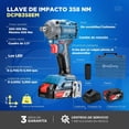 thumbnail image 2 of Llave De Impacto 1/2 Pulg. Inalámbrica Industrial 358Nm Dc, 2 of 12