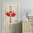 thumbnail image 4 of Guirlande Décoration Suspendue Couleur Vibrante Design Baies Rouges Non Décolorante Facile à Accrocher Guirlande de Porte d'Entrée Pendentif Cadeau du Nouvel An Chinois pour la Maison, 4 of 8