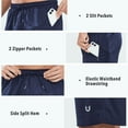 thumbnail image 5 of NORTHYARD Men's 7 Inch Athletic Basketball Shorts with 4 Pockets Workout Gym Short Navy S, 5 of 8