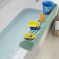 thumbnail image 7 of Bathtub Splash Guard for Kids – 16 Inch Silicone Tub Ledge Shelf with Suction Cups, Keeps Bath Toys Organized & Bathroom Floors Dry, Safe Anti-Slip Water Guard for Toddlers,Gray, 7 of 7