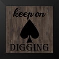 thumbnail image 2 of Phillip, Jamie 12x12 Black Modern Framed Museum Art Print Titled - Playing Card Spade, 2 of 5