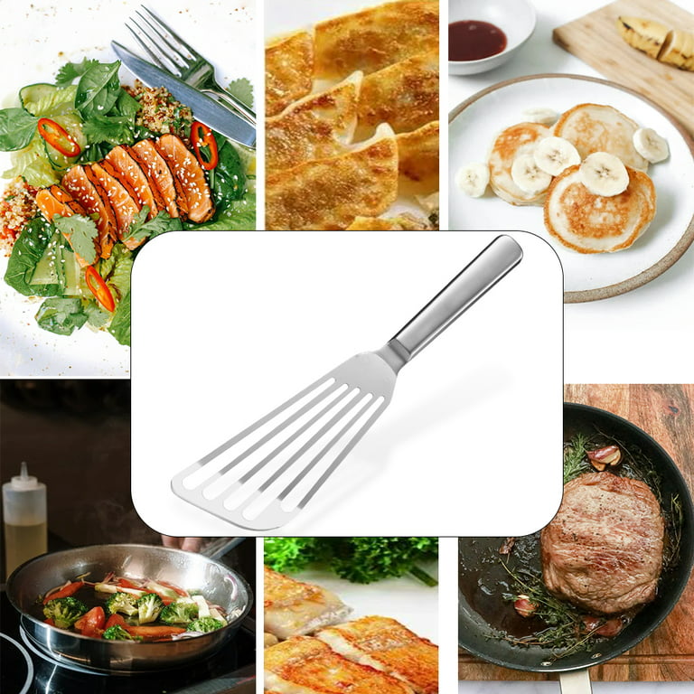 KSENDALO 12.2inch Stainless Steel Fish Spatula Slotted Thin Metal Spatula  for Cast Iron Skillet Flex…See more KSENDALO 12.2inch Stainless Steel Fish