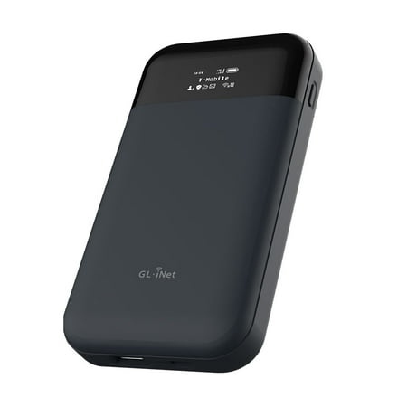 GL.iNet GL-E750 (Mudi) 4G LTE OpenWrt VPN Router T-Mobile Only 128GB Max MicroSD 7000mAh Battery OpenVPN WireGuard Tor Router that You can Program (EC25-AFFA Module) North America Only