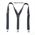 thumbnail image 3 of vnanda Shirt Suspenders Unisex Elastic Strap Suspenders Y-back Braces for Wedding Suit Adjustable Strap for Party Daily Accessory, 3 of 7