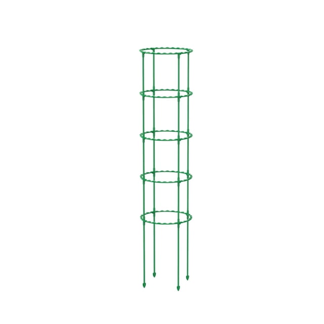 Transemion Tomato Cage Multifunctional Plant Climbing Frame Rustproof Strong Support For Vegetable And Fruit Garden Cultivation Green Five Layer 85cm