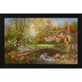 thumbnail image 2 of Nicky Boehme 14x10 Black Modern Wood Framed Wall Art Titled - Home Sweet Home, 2 of 6