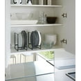 thumbnail image 3 of YAMAZAKI home 2269 6.3 x 4.5 in. Tower Dish Rack - Large, Black-, 3 of 5