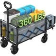 thumbnail image 1 of Carrito utilitario plegable AMADA HOMEFURNISHING, 163 kg de carga, 90 L, gris, 1 of 9