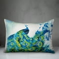 thumbnail image 3 of Creative Products Colorful Peacock Soft 2 14 x 20 Spun Poly Pillow, 3 of 3