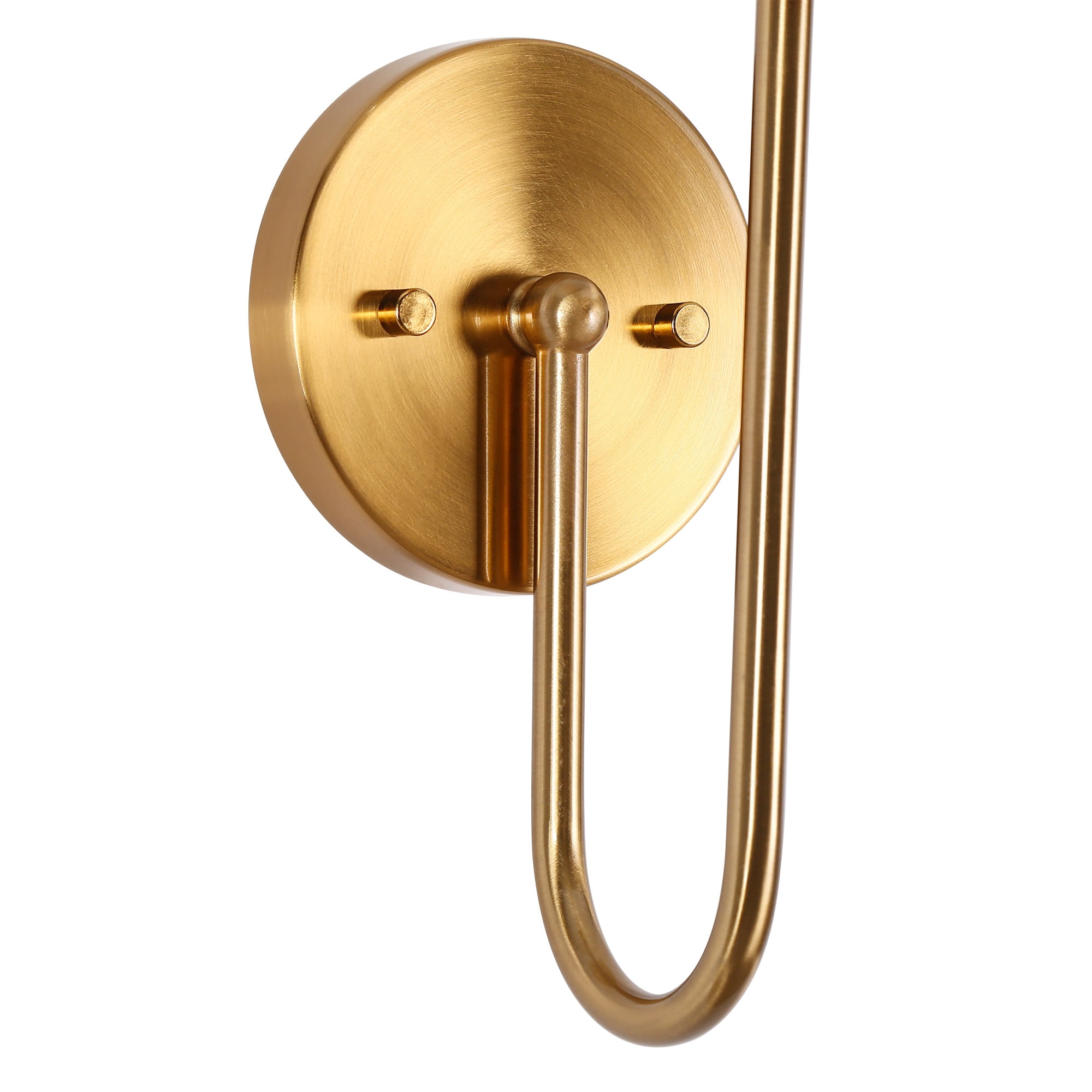 LNC Euniecstasy 4.7-in W 1-Light Polished Gold Modern Led,Incandescent Wall Sconce