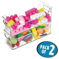 thumbnail image 4 of iDesign, 2-Pack Plastic Kitchen and Home Organizer Bins, 4 of 7