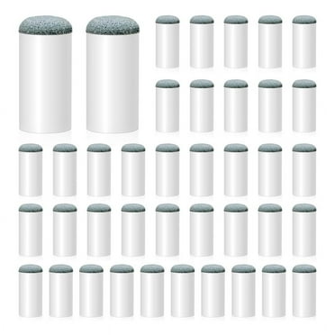 40 Pack Billiard Pool Cue Tips, Pool Cue Repair Tips Kit 12/13mm Billiard Pool Cue Stick Tips Screw on Tips