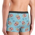 thumbnail image 3 of Uemuo I Am A Fan Popcorn Pattern Men's Boxer Briefs,Trunk Anti-Chafing,Comfortable, Durable, and Stylish Underwear-Small, 3 of 9