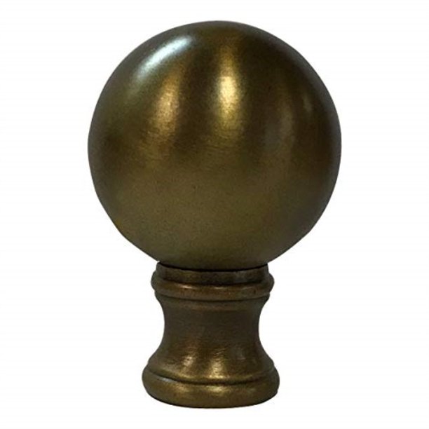 Royal Designs Large Ball Lamp Finial For Shade Antique Brass Com Royal Designs Large Ball Lamp Finial, Antique Lamp Finials