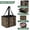 Golden Feathers, variant on Collapsible Car Trunk Organizer with Handles 600D Oxford for Car Kitchen and Home Storage, Cute Strawberries 13× 10.2×10.8inch