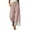 Pink, variant on Edvintorg Pants for Women Plus Size Fashion Elastic Waisted Casual Trouser Striped Loose Wide Leg Pant with Pockets Women's Clothing Yellow S