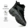 thumbnail image 5 of Nortiv8 Mens Hiking Boots Outdoor Waterproof Mid Trekking Backpacking Mountaineering Shoes JS19004M-W BLACK Wide Size 10.5, 5 of 7