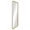 Mainstays 17X53 Rounded Edge Rectangular Mirror Lightwood Grain Finish