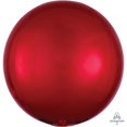 thumbnail image 1 of Orbz Red Foil Balloon - The Perfect Party Decoration with Superior Float Time, 1 of 3