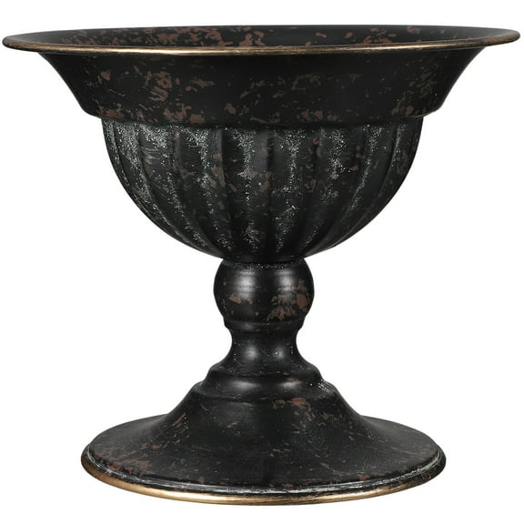 Tineasur Table Decoration Wedding Vase Black Vintage Style 1Pack