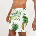 thumbnail image 5 of guisaled Men Swim Trunks Mens Swim Shorts Quick Dry Elastic Waisted Swim Trunks Summer 7 Inch Beach Shorts Loose Fit Hawaii Graphic Boardshorts, 5 of 6