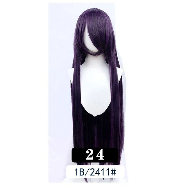 QP-pelucas sintéticas de pelo rosa, pelo suave de alta temperatura, volumen de aire, seda a granel, pelo largo y rizado, pelo de onda grande, peluca recta para Cosplay