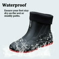 thumbnail image 4 of AUXDIQ Rain Boots Women Men Short Ankle Waterproof Rain Shoes Outdoor Garden Shoes, 4 of 6