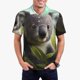 thumbnail image 1 of Fotbe Daisy Koala Camiseta Polo de Golf para Hombre con Estampado – Camisa Deportiva Transpirable con Cuello Abotonado-Medium, 1 of 6