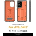 thumbnail image 2 of Caseborne ArmadilloTek V Compatible with Samsung Galaxy A72 5G Case (2021 Release), Military Grade Full-Body Rugged with Built-in Kickstand [Screenless Version] - Orange, 2 of 5