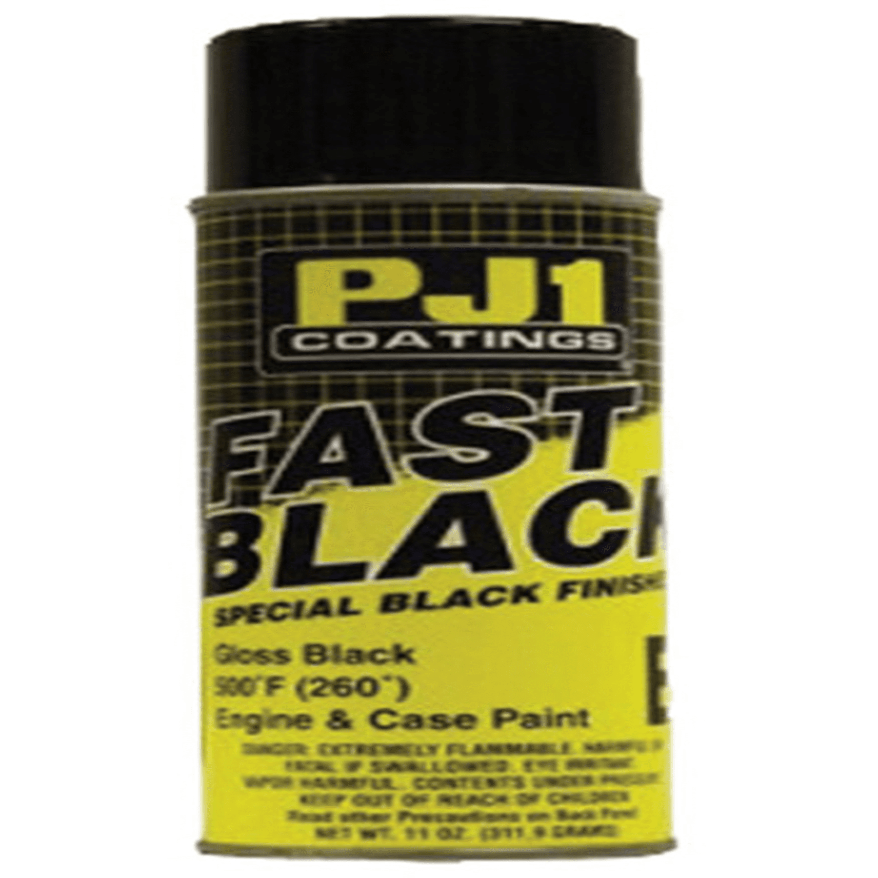 PJ1 SPRAY GLOSS BLACK EPOXY PAINT 500F NET. WT. 11 OZ