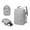 Grey, variant on Dvkptbk Travel Backpack for Women Men,Airline Approved Carry on Backpack,Flight Approved Sports Luggage Backpack,Casual Daypack Small Hiking Backpack Backpack Apartment Essentials on Clearance
